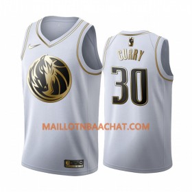 Maillot NBA Dallas Mavericks Seth Curry 30 Nike 2019-20 Blanc Golden Edition Swingman - Homme